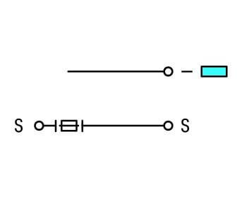 280-565 WAGO Borna para actuadores, 2 conductores; Gris