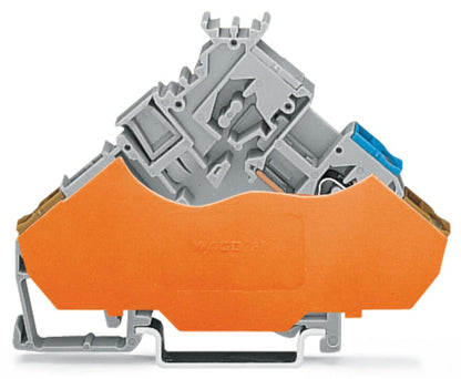 280-565/280-321 WAGO Borna para actuadores, 2 conductores; Gris