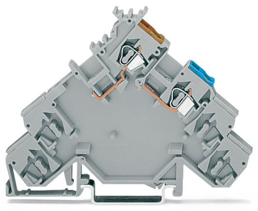 280-584 WAGO Borna de alimentación de sensores para 4 conductores; Gris