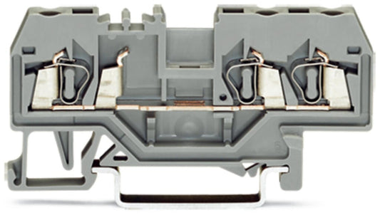 280-671 WAGO Borna de paso para 3 conductores; Negro