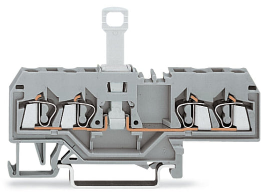 280-676 WAGO Borna seccionable para 4 conductores; Azul