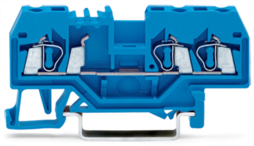 280-684 WAGO Borna de paso para 3 conductores; Azul