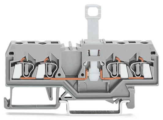 280-839 WAGO Borna seccionable para 4 conductores; Azul