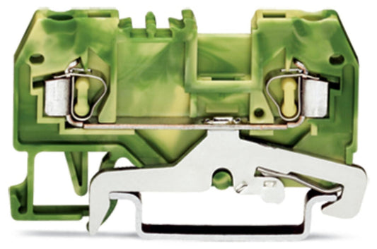 280-907/999-950 WAGO Borna de tierra para 2 conductores; verde-amarillo