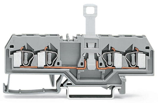 281-660 WAGO Borna seccionable para 4 conductores; Azul