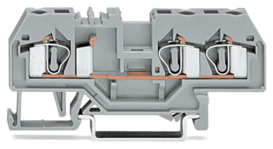 281-681 WAGO Borna de paso para 3 conductores; Gris