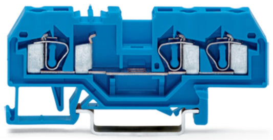 281-684 WAGO Borna de paso para 3 conductores; Azul