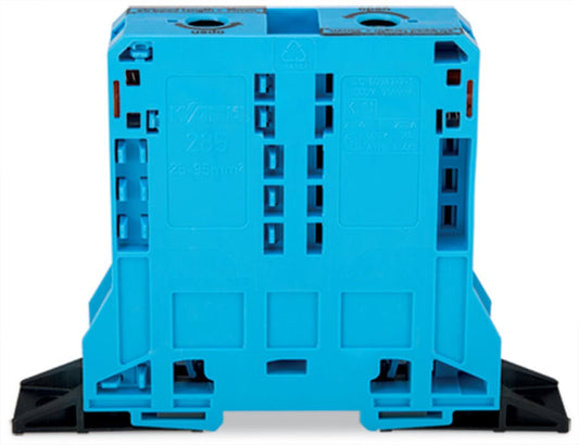 285-184 WAGO Borna de paso para 2 conductores; azul