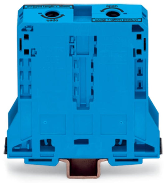 285-194 WAGO Borna de paso para 2 conductores; azul