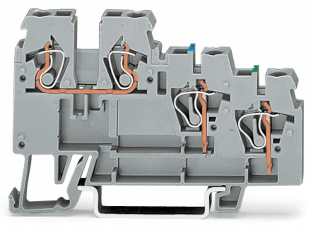 270-572 WAGO Borna de actuadores para 3 conductores; Gris