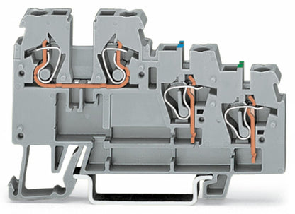 270-572 WAGO Borna de actuadores para 3 conductores; Gris