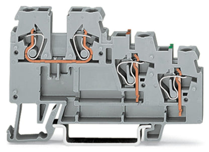 270-585 WAGO Borna de actuadores para 3 conductores; Gris