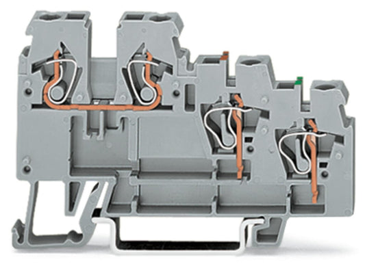 270-585 WAGO Borna de actuadores para 3 conductores; Gris
