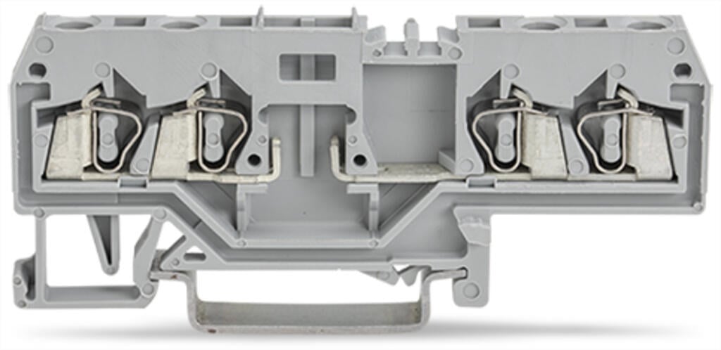280-686 WAGO Bornas base para 4 conductores; Gris