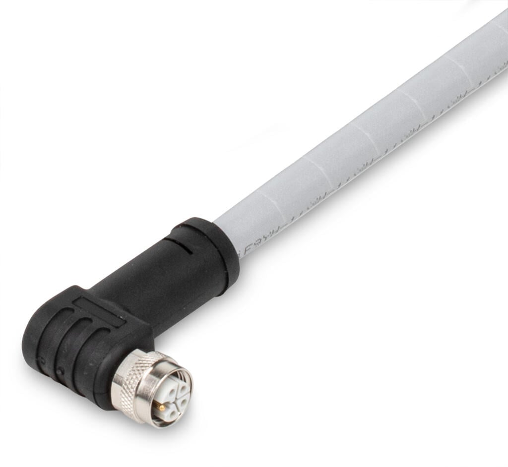 756-3502/050-075 WAGO Cable de alimentación; Conector macho M12L; acodado; 5 polos; Longitud 7,5 m
