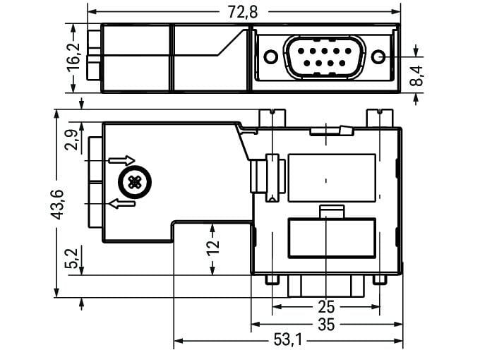 Conector-de-bus-de-campo-PROFIBUS_750-971