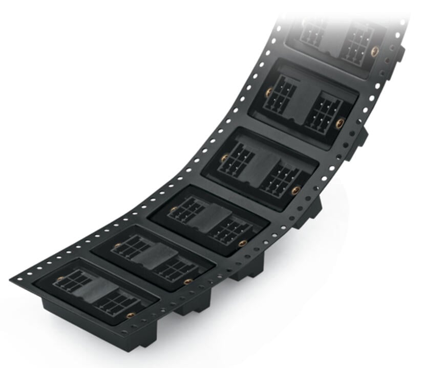 713-1403/117-000/997-405 WAGO Conector macho THR, 2 líneas; 6 polos; negro