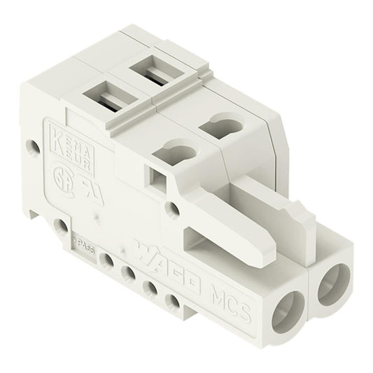 721-102/026-000 WAGO Conector hembra para 1 conductor; gris claro