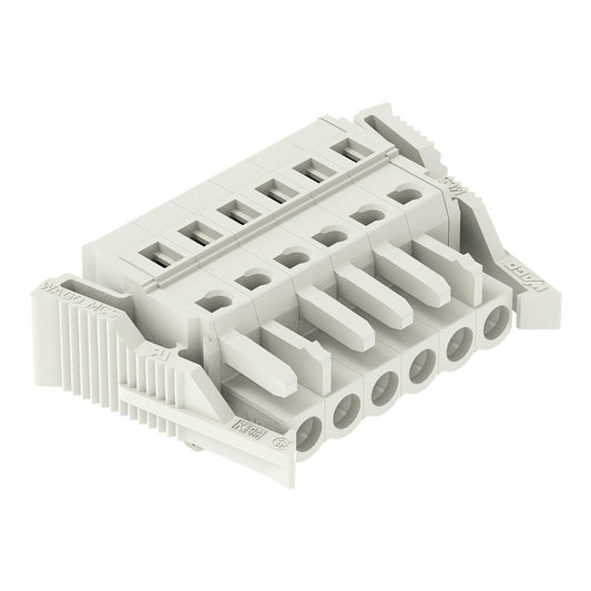 721-106/008-000/037-000 WAGO Conector hembra para 1 conductor; gris claro
