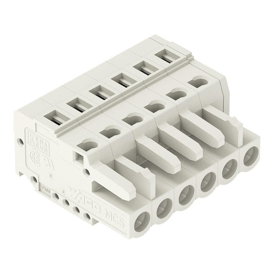 721-106/026-000 WAGO Conector hembra para 1 conductor; gris claro