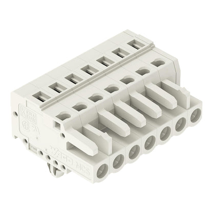 721-107/008-000 WAGO Conector hembra para 1 conductor; gris claro