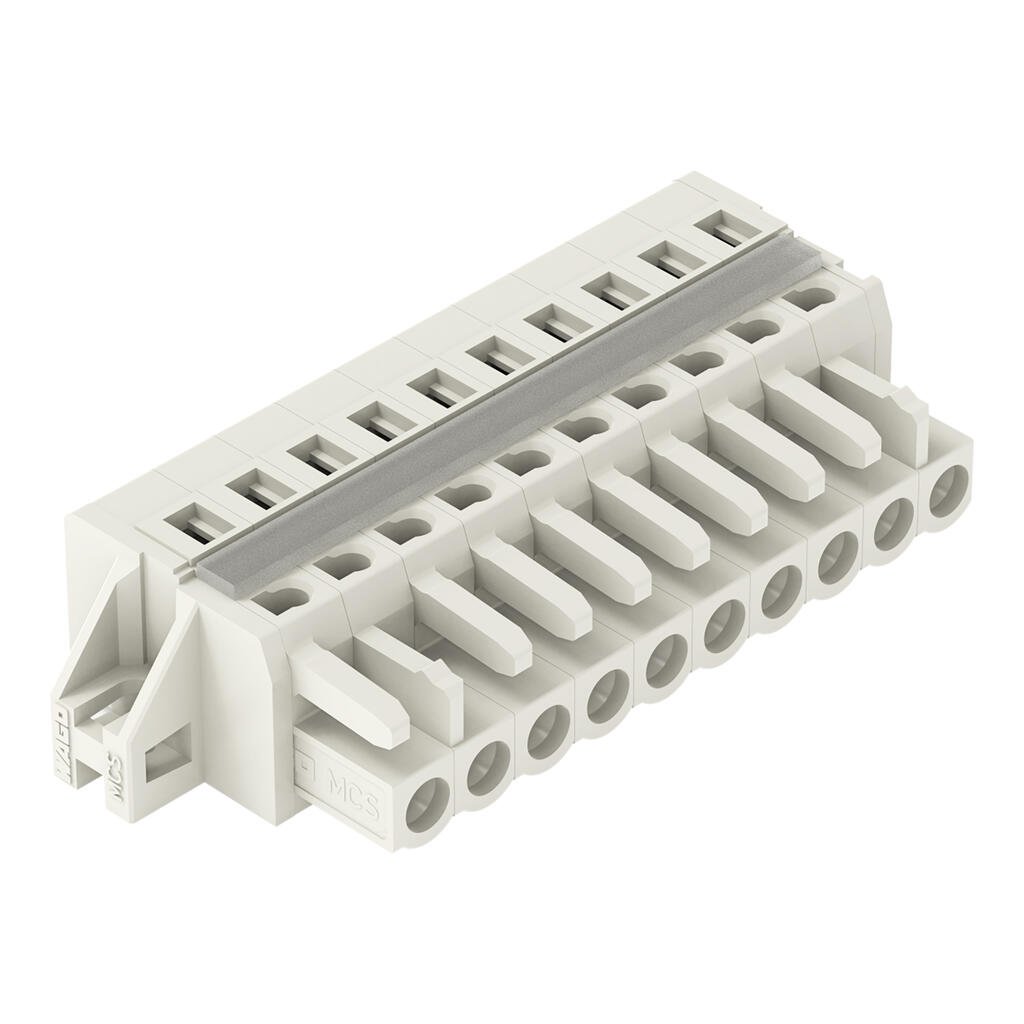 721-110/027-000 WAGO Conector hembra para 1 conductor; gris claro