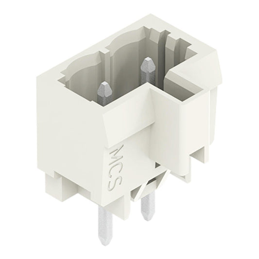 721-132/001-000 WAGO Conector macho THT; 2 polos; gris claro