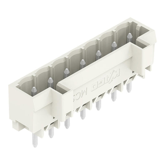 721-137/001-000 WAGO Conector macho THT; 7 polos; gris claro