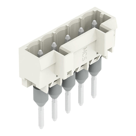721-165/003-000 WAGO Conector macho para bornas de carril; 5 polos; gris claro