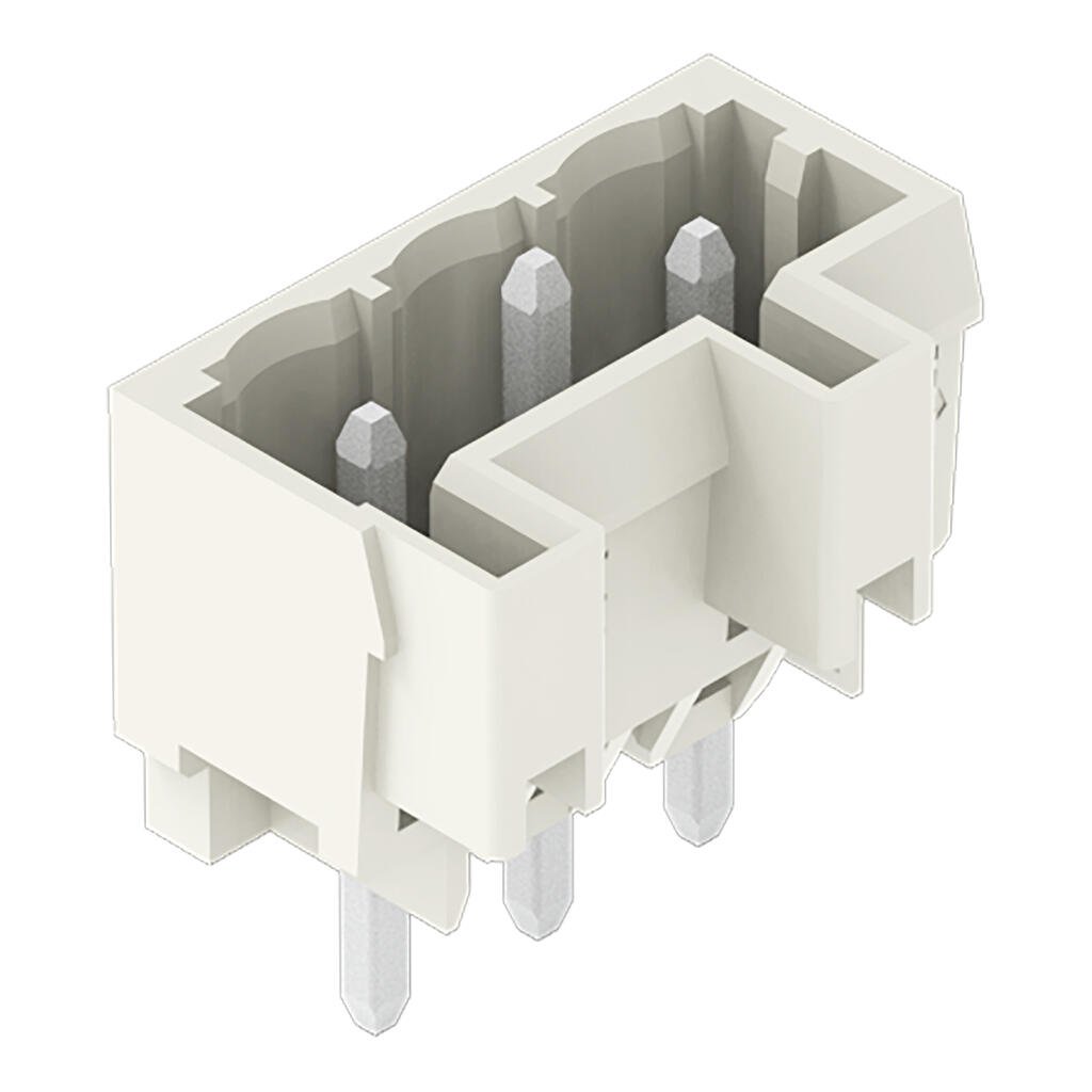 721-166/001-000 WAGO Conector macho THT; 6 polos; gris claro