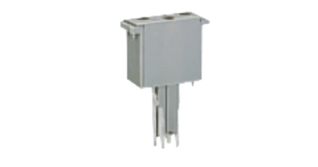 280-804 WAGO Conector vacío; 4 polos; Gris