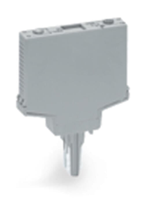 286-110 WAGO Conector vacío; Tipo 9; Ancho 10 mm; 4 polos; gris