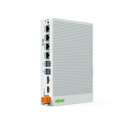 752-9800 WAGO Edge Computer; 4 x ETHERNET, 4 x USB, HDMI, DP; 16 GB de memoria RAM; 256 GB de memoria FLASH