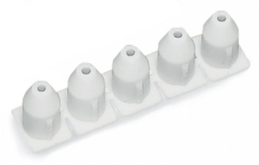 279-470 WAGO Embudos aislantes; 0,08 - 0,2 mm² "r" (0,14 mm² "f"); 5 unidades / tira; Blanco