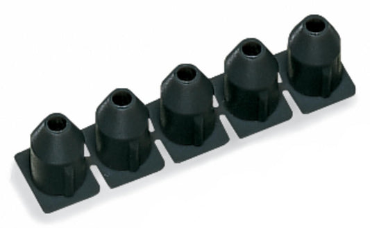 280-472 WAGO Embudos aislantes; 0,75 - 1 mm²; 5 unidades / tira; Negro