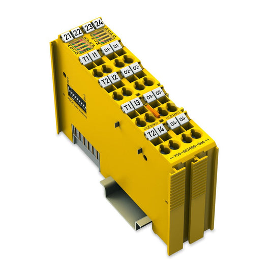 750-667/000-004 WAGO Entrada/salida digital segura, 4/4 canales; 24 V DC; 2A; PROFIsafe