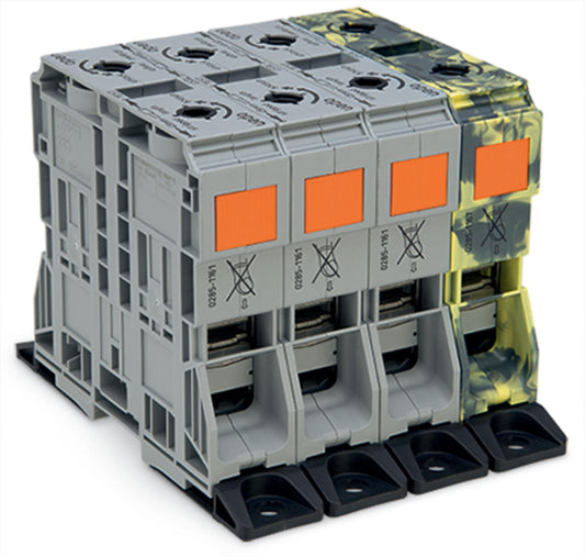 285-1165 WAGO Juego de corriente trifásica; con bornas para corrientes elevadas 185 mm²; POWER CAGE CLAMP (CLEMA CEPO); Multicolor