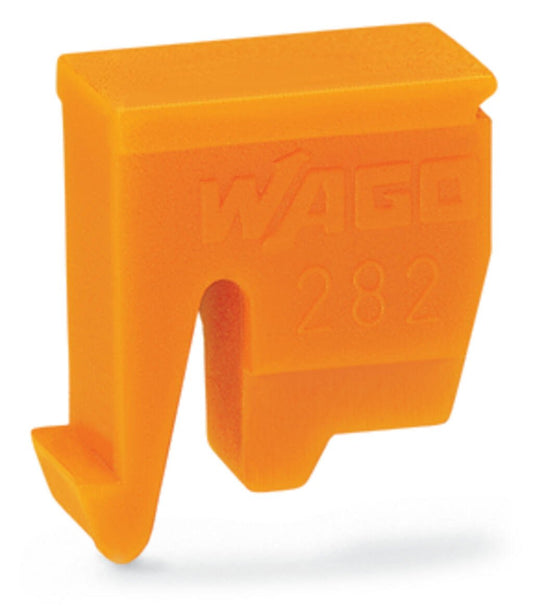 282-137 WAGO Llave de anclaje; para asegurar el seccionador; encastrable; Naranja