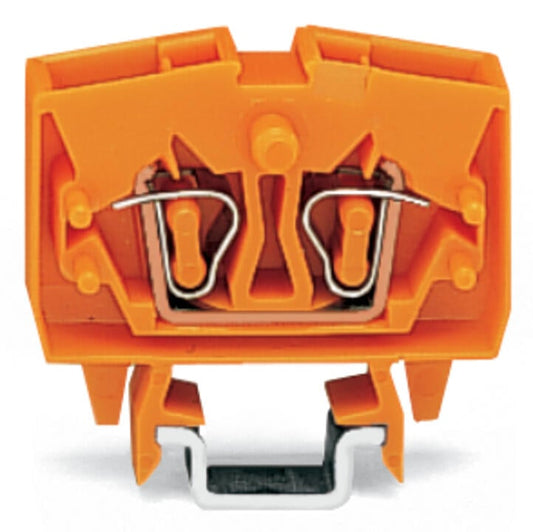 264-706 WAGO Mini-borna de paso para 2 conductores; Naranja