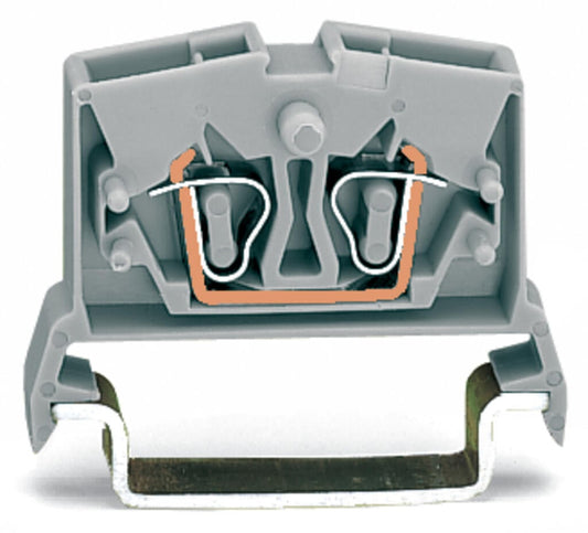 264-711 WAGO Mini-borna de paso para 2 conductores; Gris