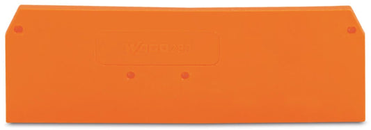 280-315 WAGO Placa final e intermedia; espesor 2,5 mm; Naranja