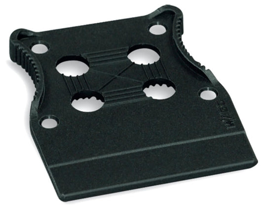 713-126 WAGO Placa anti-tirón; para conectores hembra; negro