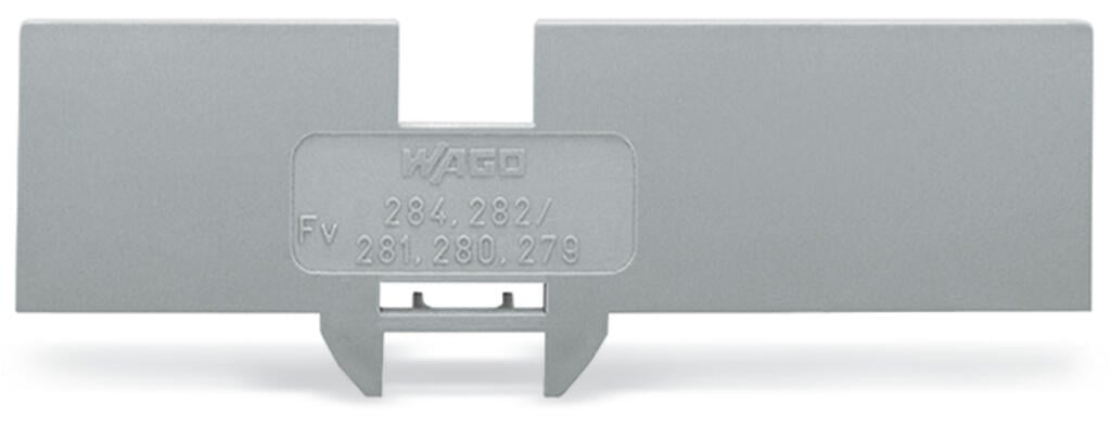 284-336 WAGO Placa de tapa reductora; espesor 1 mm; Gris
