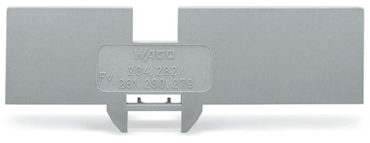 284-336 WAGO Placa de tapa reductora; espesor 1 mm; Gris