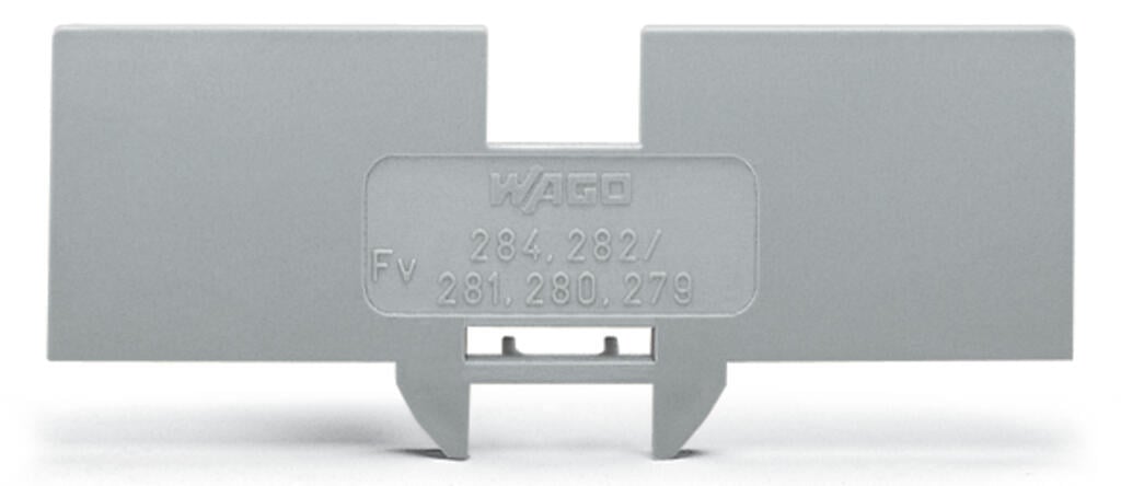 284-345 WAGO Placa de tapa reductora; espesor 1 mm; Naranja