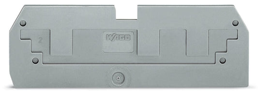 284-358 WAGO Placa de tapa reductora; espesor 1 mm; Gris