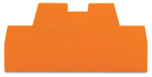 280-366 WAGO Placa distanciadora; espesor 1,1 mm; Naranja