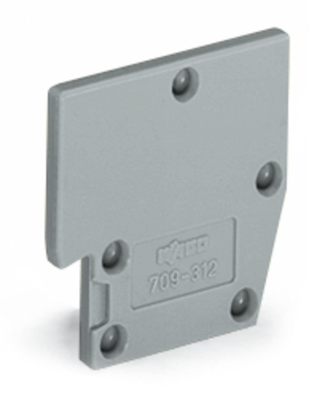 709-312 WAGO Placa distanciadora tipo B; apilable; gris