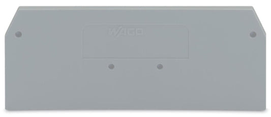 279-308 WAGO Placa final e intermedia; espesor 2 mm; Gris