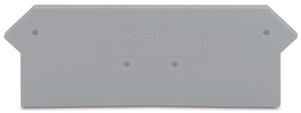 279-316 WAGO Placa final e intermedia; espesor 2 mm; Gris